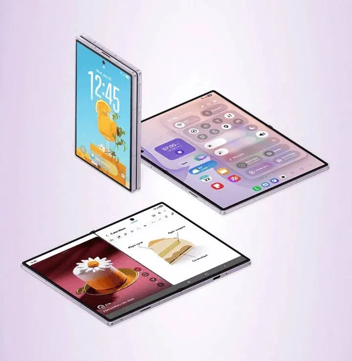Galaxy Z Fold 8 queda casi totalmente al descubierto