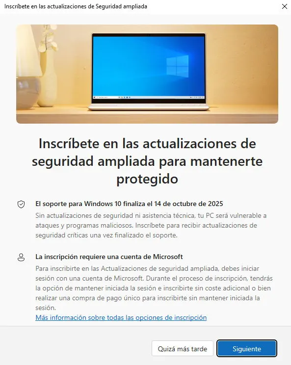Microsoft amplía el soporte de Windows 10 hasta 2027