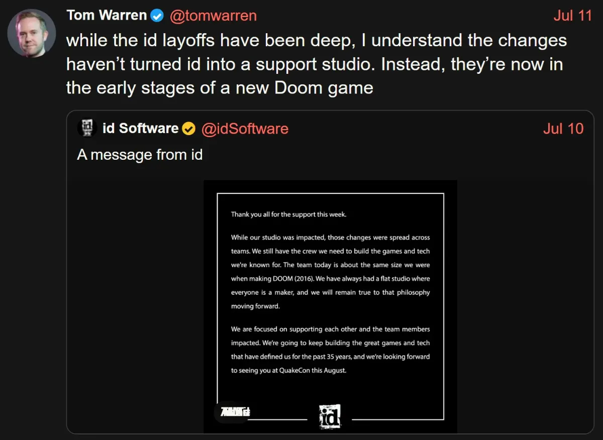 No, no es el final de DOOM ni de id Software: el problema del sensacionalismo